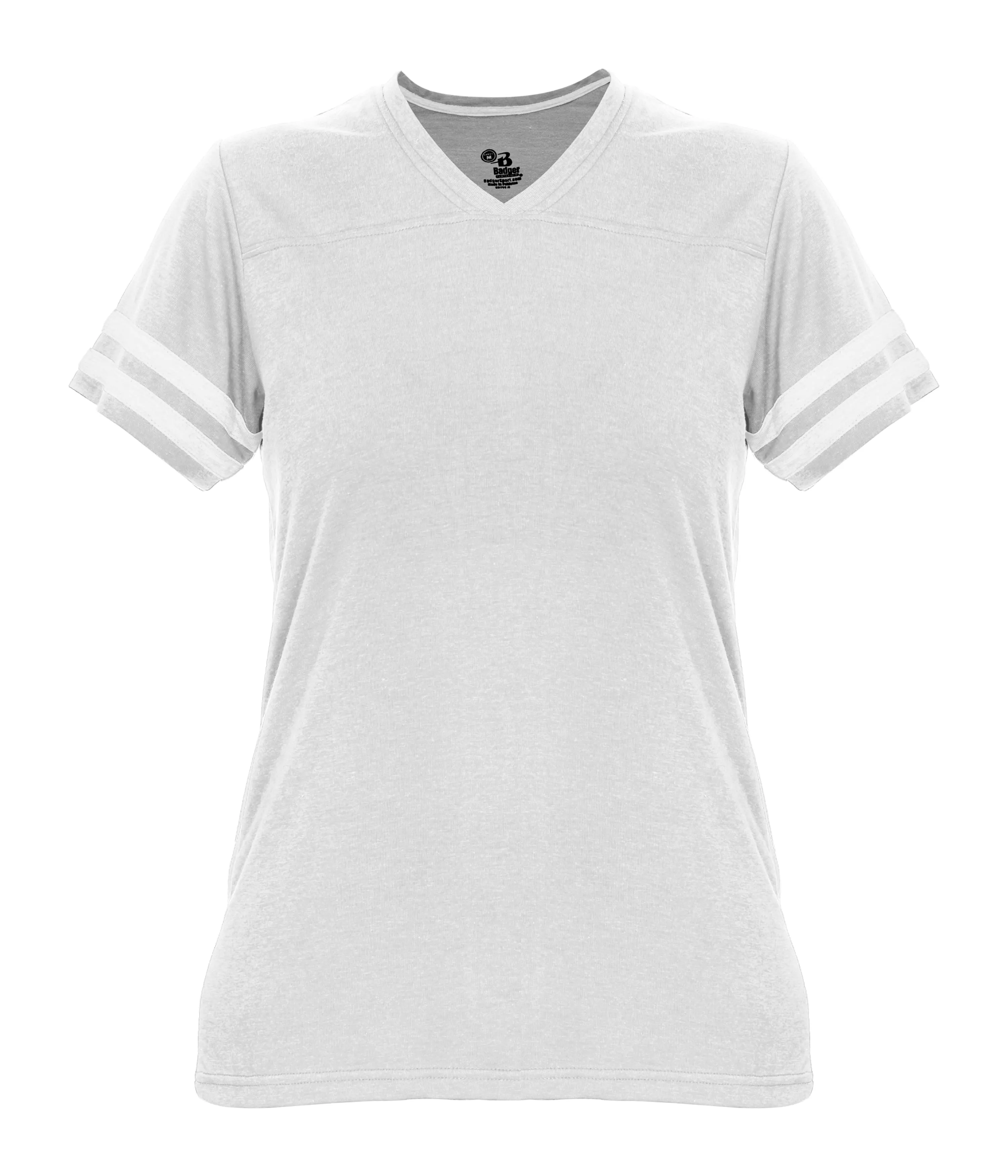 496700 BADGER LADIES TRI-BLEND FAN TEE