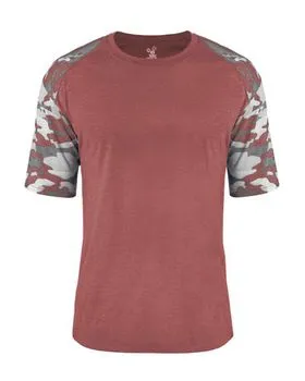 4970 Badger Vintage Camo Sport Triblend T-Shirt