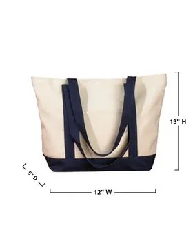 BE004 BAGedge Canvas Boat Tote