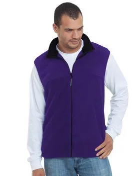 1120 Bayside USA-Made Full-Zip Fleece Vest
