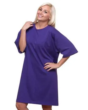3303 Bayside Womens USA-Made Scoop Neck Cover-Up