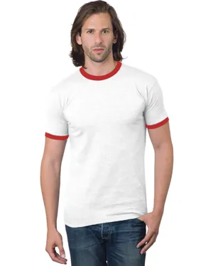 BA1801 Bayside Unisex Ringer T-Shirt BA1801 Bayside Unisex Ringer T-Shirt
