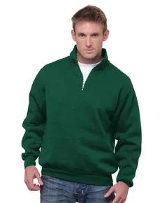BA920 Bayside Unisex 9.5 oz., 80/20 Quarter-Zip Pullover Sweatshirt