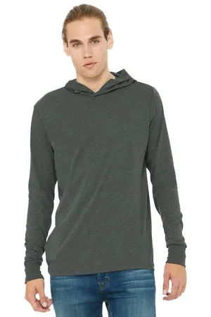 BC3512 Bella + Canvas BELLA+CANVAS Unisex Jersey Long Sleeve Hoodie.