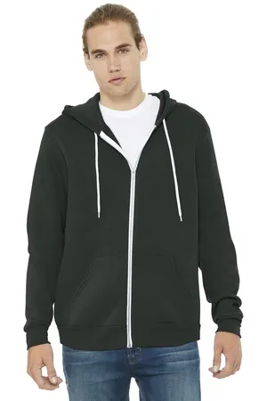 BC3739 Bella + Canvas BELLA+CANVAS Unisex Sponge Fleece Full-Zip Hoodie.