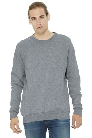 BC3901 Bella + Canvas BELLA+CANVAS Unisex Sponge Fleece Raglan Sweatshirt.