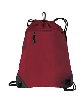 BG810 Port Authority - Cinch Pack with Mesh Trim. BG810 Port Authority - Cinch Pack with Mesh Trim.