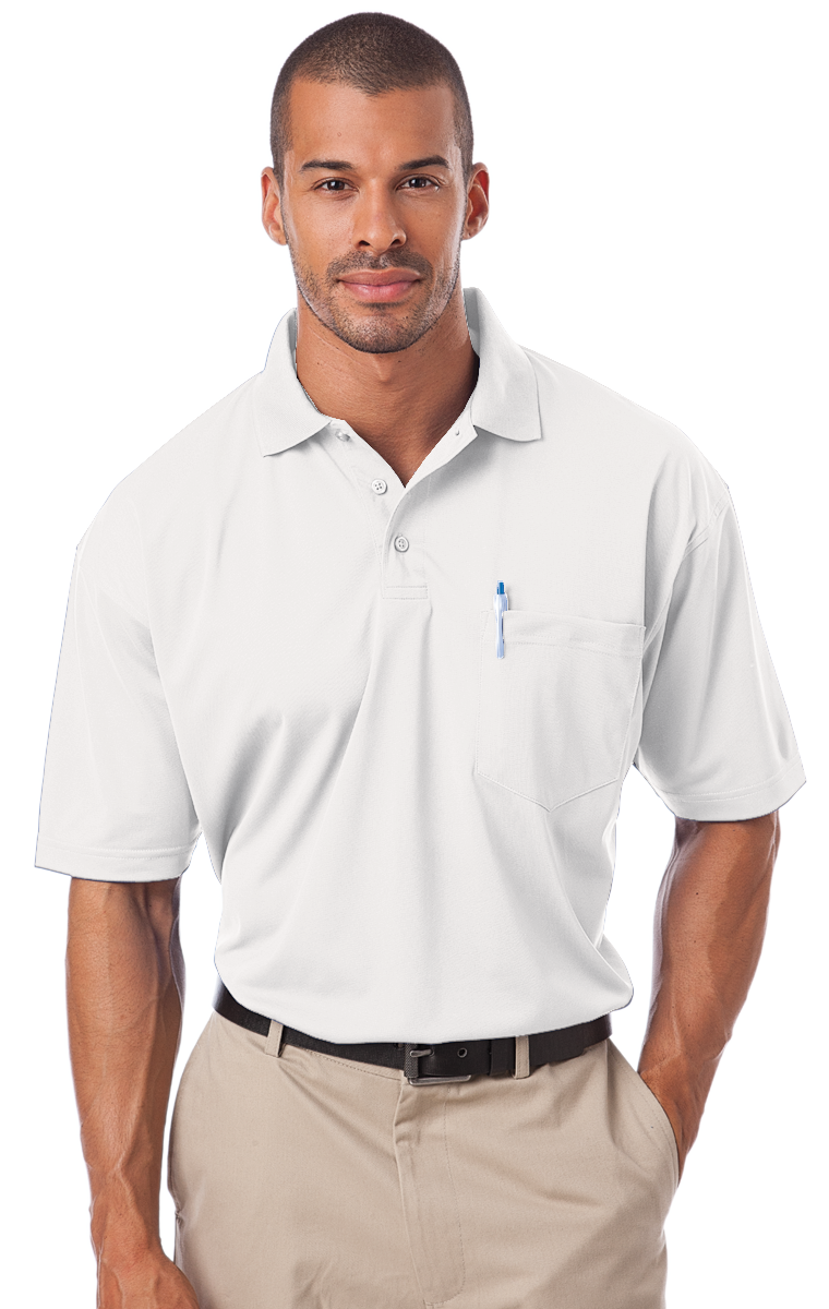 BG1052-Closeout Blue Generation Adult IL-50 Pocketed Polo