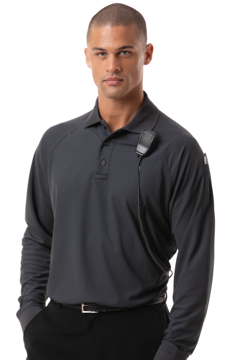 BG1055 Blue Generation Adult L/S Tactical Polo BG1055 Blue Generation Adult L/S Tactical Polo