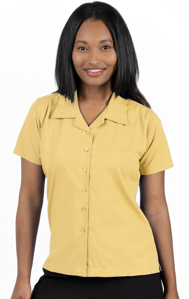 BG6100 Blue Generation Ladies Solid Poplin Camp Shirt BG6100 Blue Generation Ladies Solid Poplin Camp Shirt