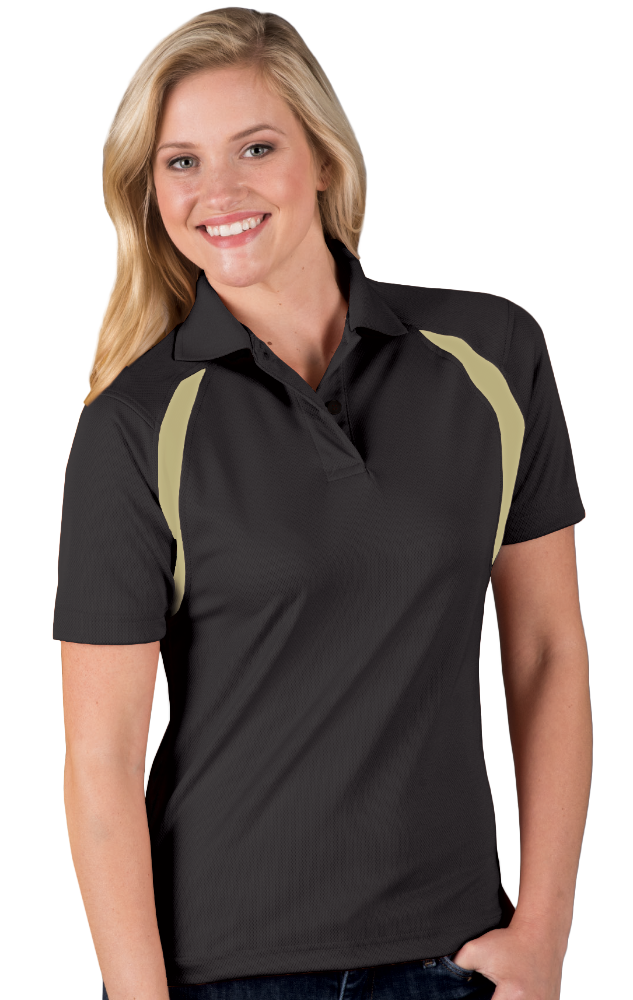 BG6223 Blue Generation Ladies Wicking Raglan Sleeve Polo