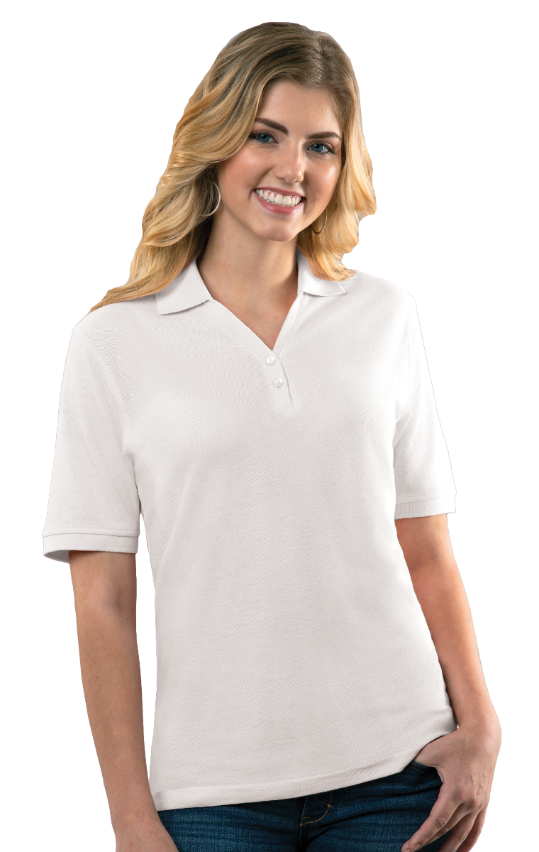 BG6505 Blue Generation Ladies Soft Touch Y-Placket Polo