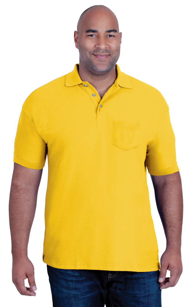 BG7202 Blue Generation Mens Teflon Pique Polo with Pocket BG7202 Blue Generation Mens Teflon Pique Polo with Pocket
