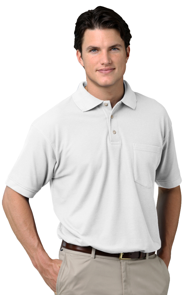 BG7206 Blue Generation Adult Superblend S/S Pocketed Polo BG7206 Blue Generation Adult Superblend S/S Pocketed Polo