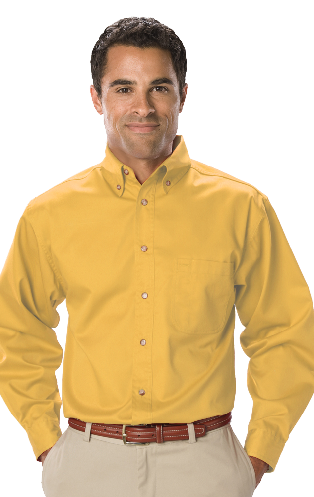 BG7217 Blue Generation Mens Teflon Twill L/S Shirt BG7217 Blue Generation Mens Teflon Twill L/S Shirt