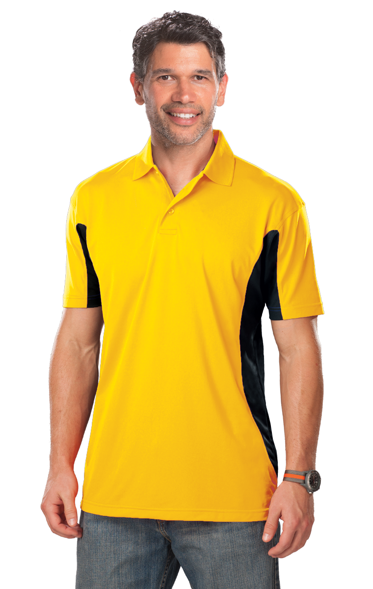 BG7226 Blue Generation Mens Snag Resist Colorblock Polo BG7226 Blue Generation Mens Snag Resist Colorblock Polo