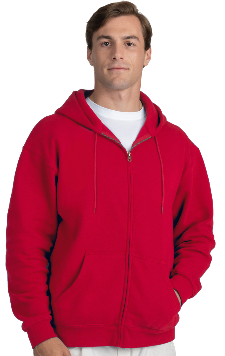 BG9302Z Blue Generation Adult Zip Front Hoodie