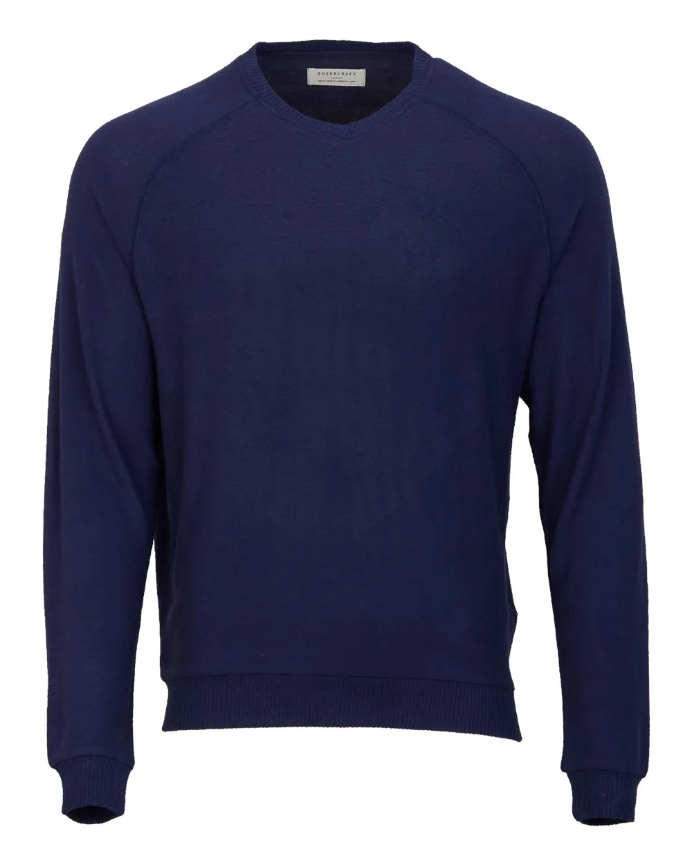 BM1201 Boxercraft Mens Cuddle Cross-Neck Sweater