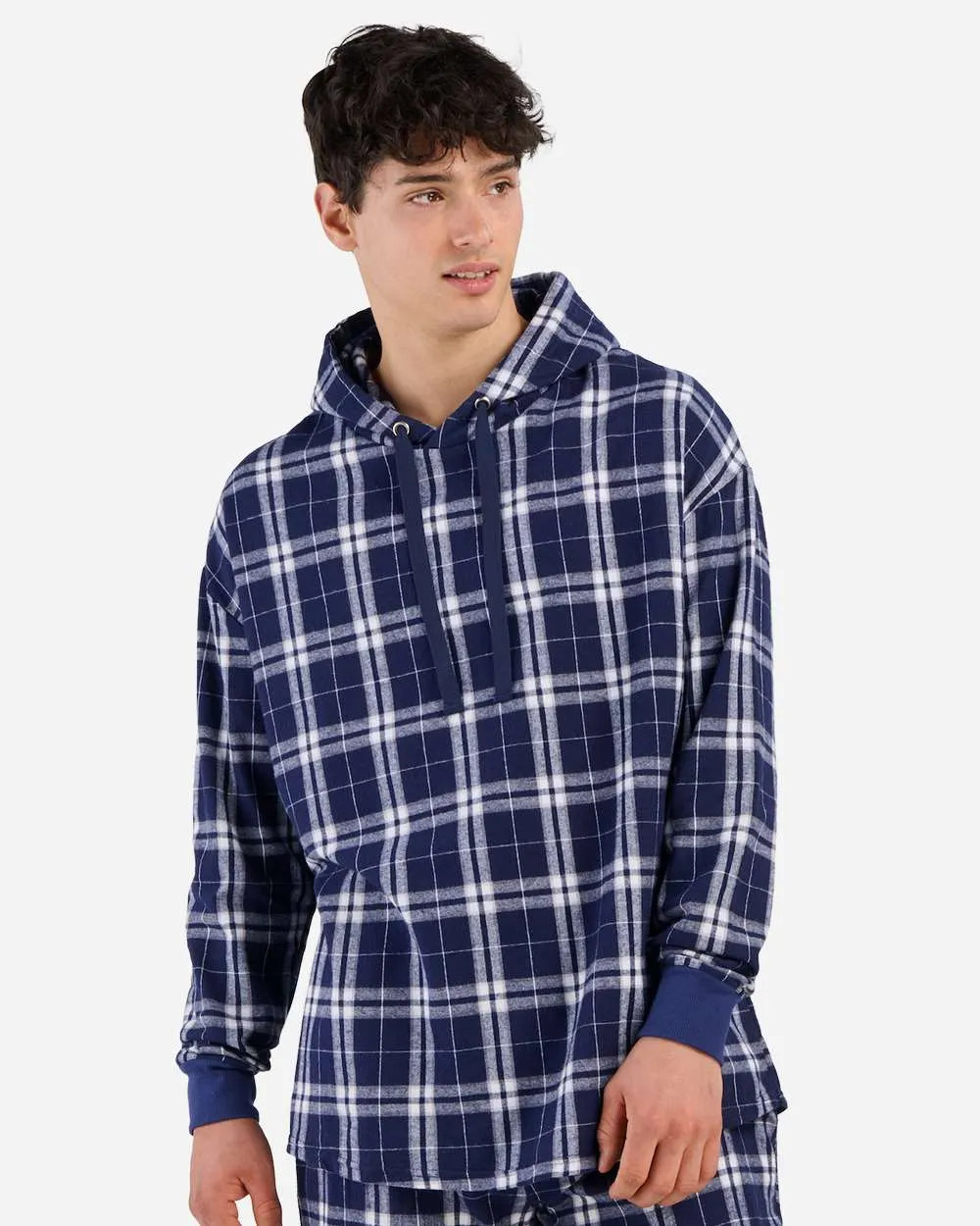 BU5301 Boxercraft Unisex Flannel Hooded Pullover