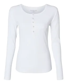 BW2402 Boxercraft Womens Harper Long Sleeve Henley