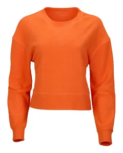 BW5102 Boxercraft Womens Cropped Boxy Long Sleeve T-Shirt