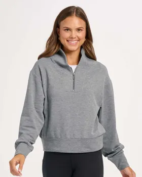 BW5205 Boxercraft Womens Dream Fleece 1/4 Zip Pullover