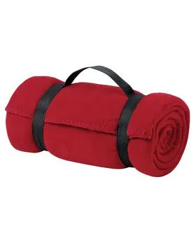 BP10 Port Authority - Value Fleece Blanket with Strap.