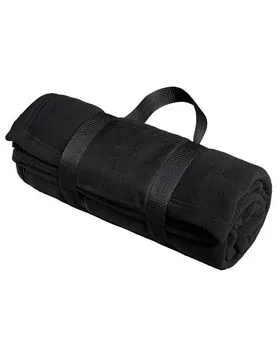 BP20 Port Authority Fleece Blanket with Carrying Strap.