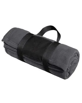 BP20 Port Authority Fleece Blanket with Carrying Strap.