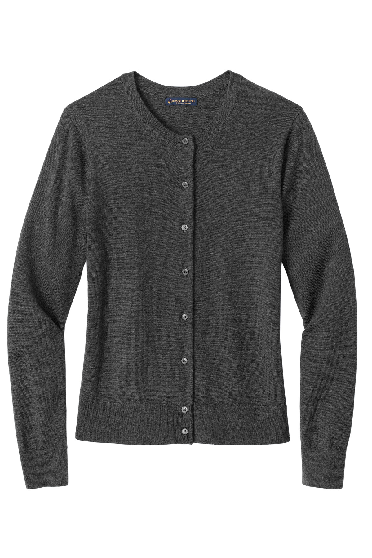BB18413 Brooks Brothers Womens Washable Merino Cardigan Sweater