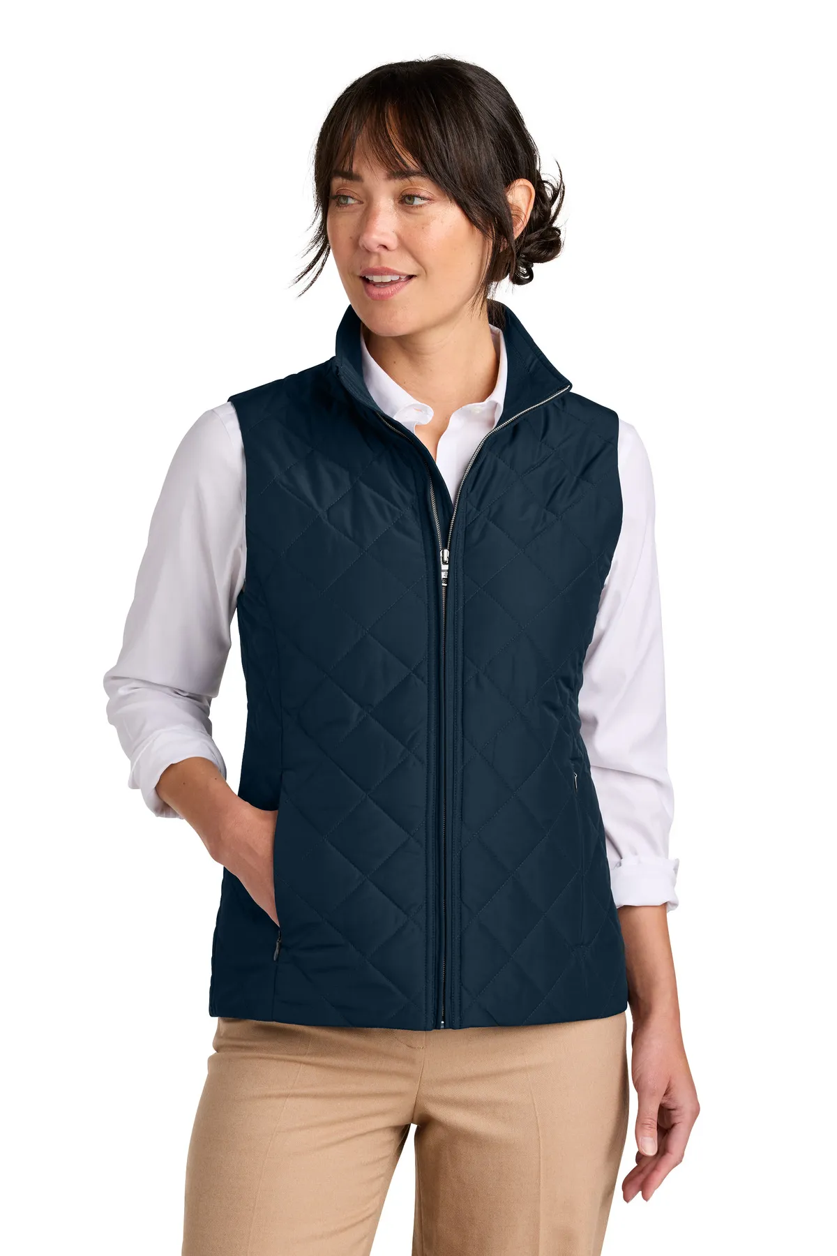 BB18603 Brooks Brothers Womens Quilted Vest