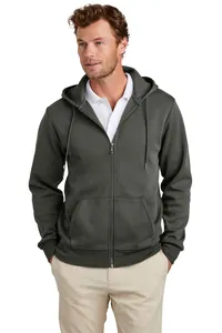BB18208 Brooks Brothers  Double-Knit Full-Zip Hoodie