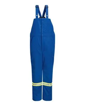 BNNTL Bulwark Deluxe Insulated Bib Overall with Reflective Trim - Nomex IIIA - Long Sizes