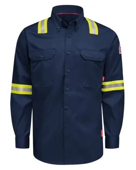 QS26EVH Bulwark Nomex Comfort Enhanced-Vis Woven Long Sleeve Shirt