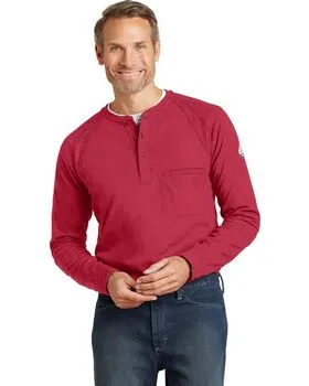 QT20 Bulwark Long Sleeve Henley