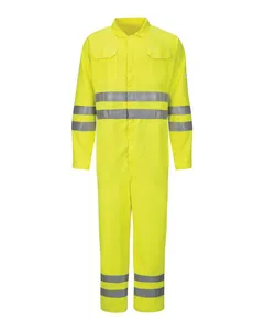 CMD8 Bulwark Hi-Vis Deluxe Coverall with Reflective Trim - CoolTouch 2 - 7 oz.