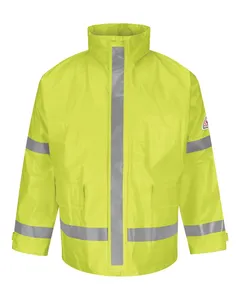 JXN6 Bulwark Hi-Visibility Flame-Resistant Rain Jacket