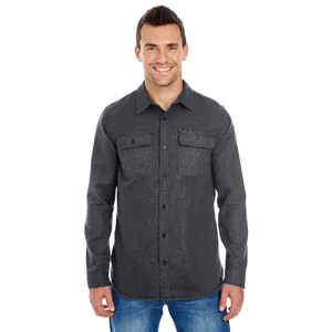 8200 Burnside Long Sleeve Solid Flannel Shirt
