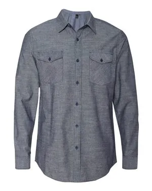 8255 Burnside Chambray Long Sleeve Shirt