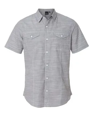 9247 Burnside Textured Solid Short Sleeve Shirt
