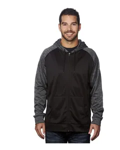 8660 Burnside Performance Raglan Full-Zip Sweatshirt
