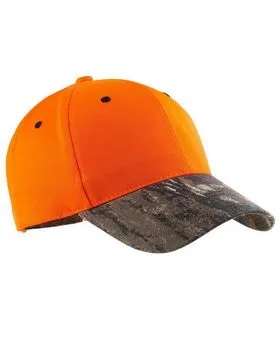 C804 Port Authority Enhanced Visibility Cap with Camo Brim.