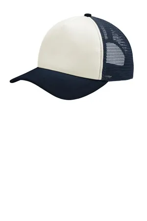 C936 Port Authority 5-Panel Twill Foam Trucker Cap.