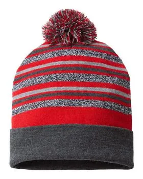RKL12 CAP AMERICA USA-Made Striped Beanie