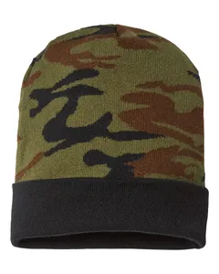 RKC12 CAP AMERICA USA-Made Camo Cuffed Beanie RKC12 CAP AMERICA USA-Made Camo Cuffed Beanie
