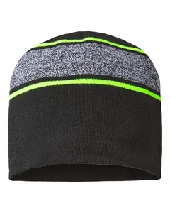 RKV9 CAP AMERICA USA-Made Variegated Striped Beanie