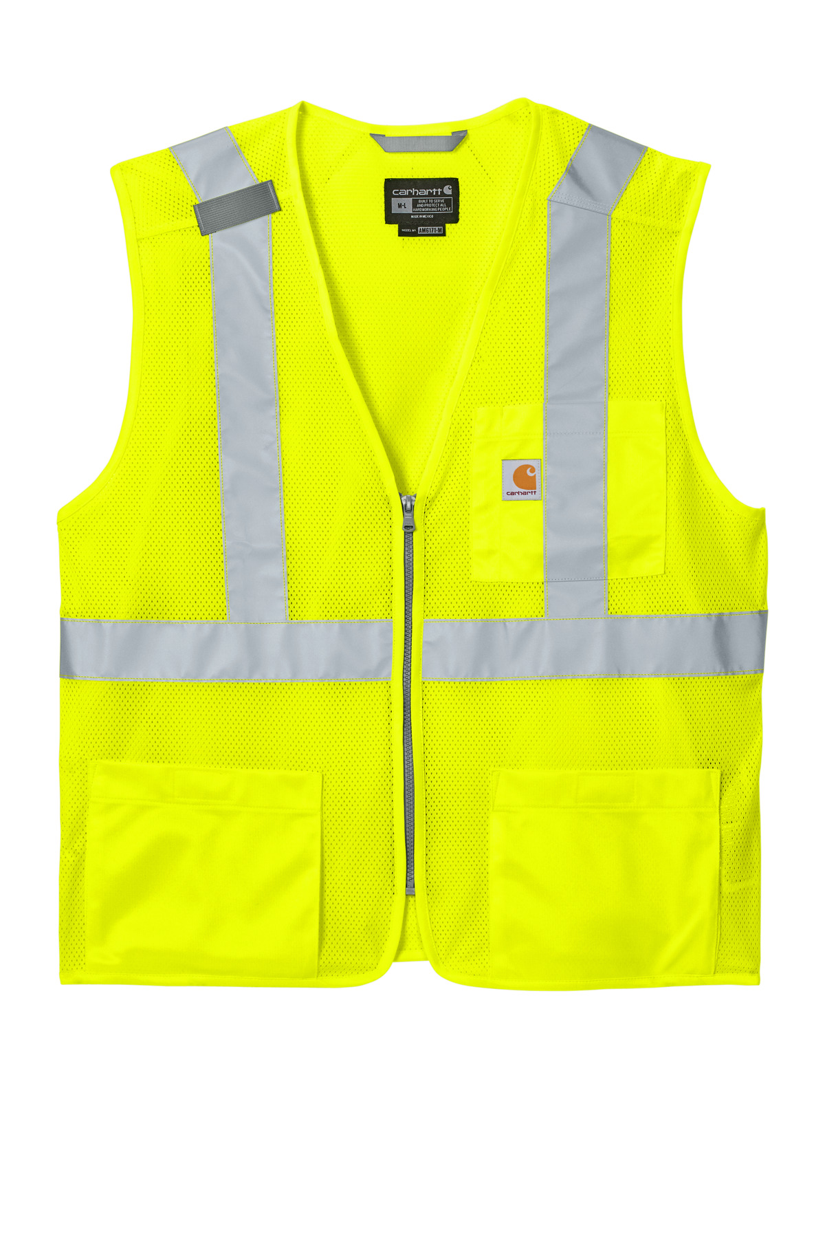 CT106171 Carhartt ANSI Class 2 Mesh Zip-Front Vest