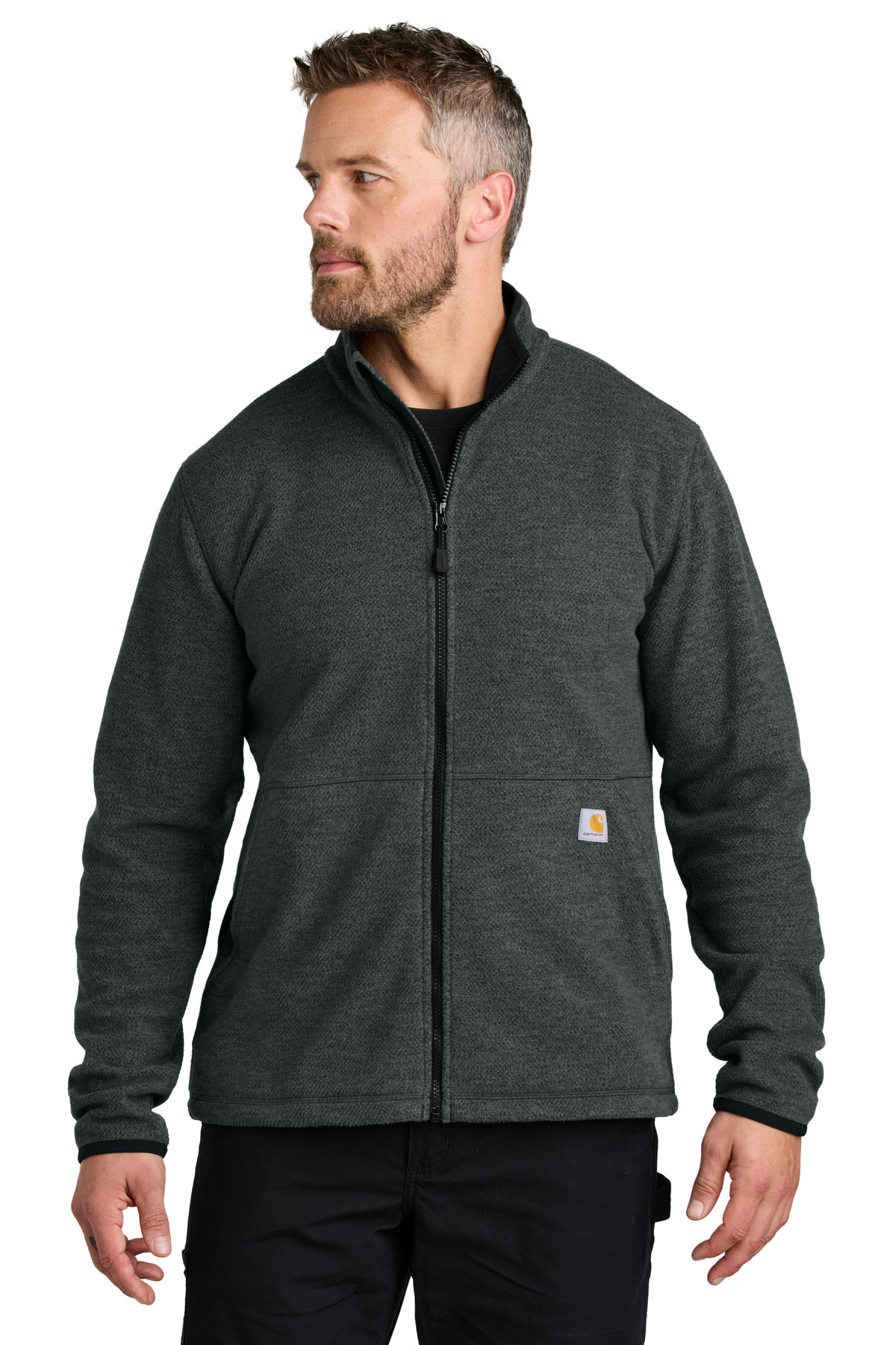CT106416 Carhartt Textured Full-Zip Fleece Jacket