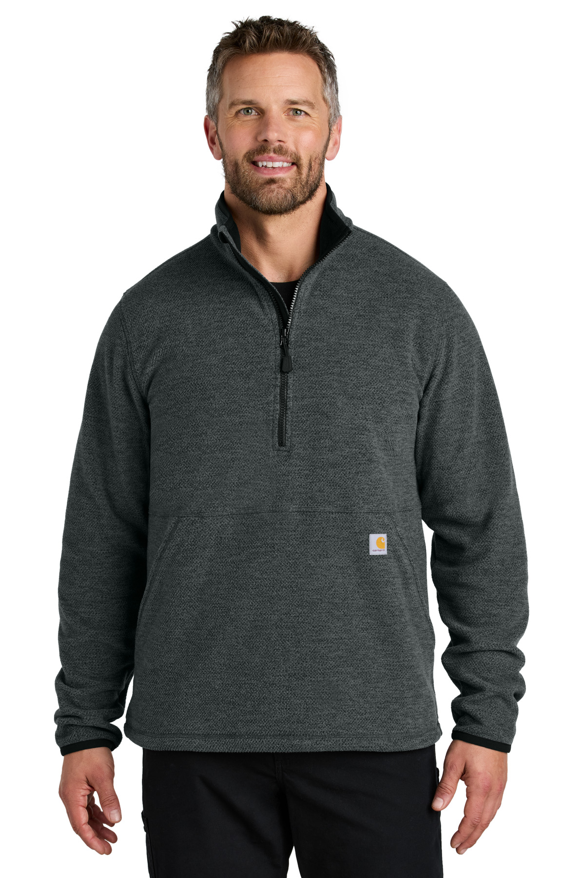 CT106417 Carhartt Textured 1/2-Zip Fleece Jacket