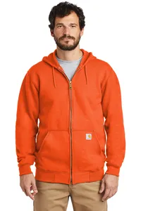 CTK122 Carhartt Midweight Hooded Zip-Front Sweatshirt.